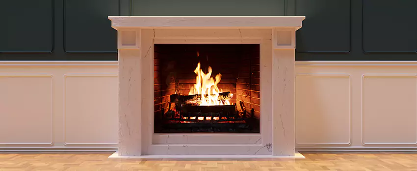 Open Flame Wood-Burning Fireplace Installation Services in Fullerton, California